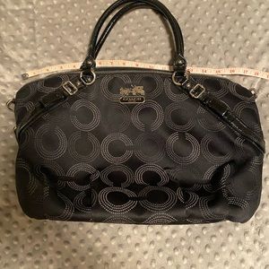 Coach, black handbag/shoulder bag